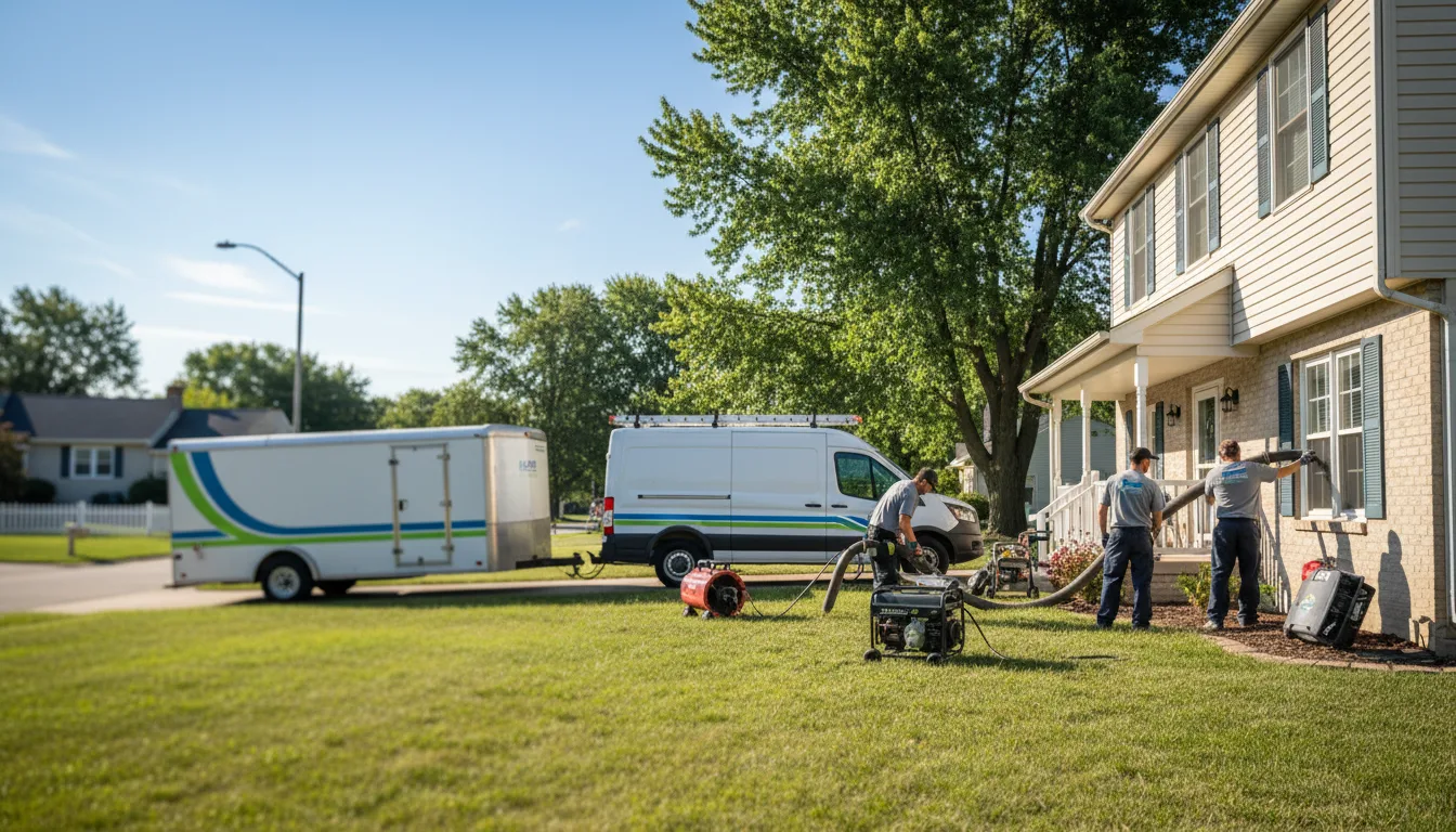 Flooded Basement Restoration And Cleanup With Repair in Hickman, NE near me